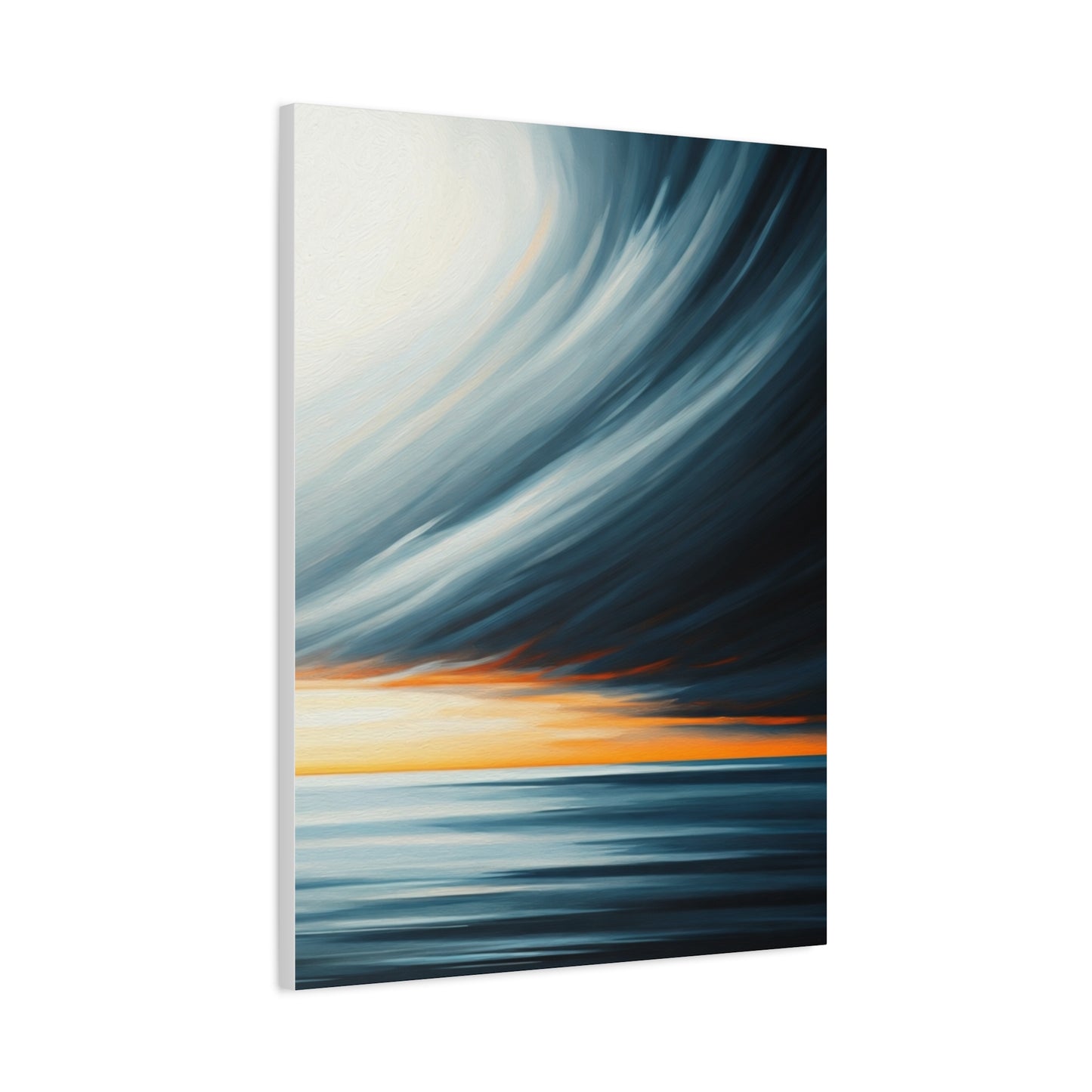 Ethereal Ocean Dusk Abstract Wall Art & Canvas Prints