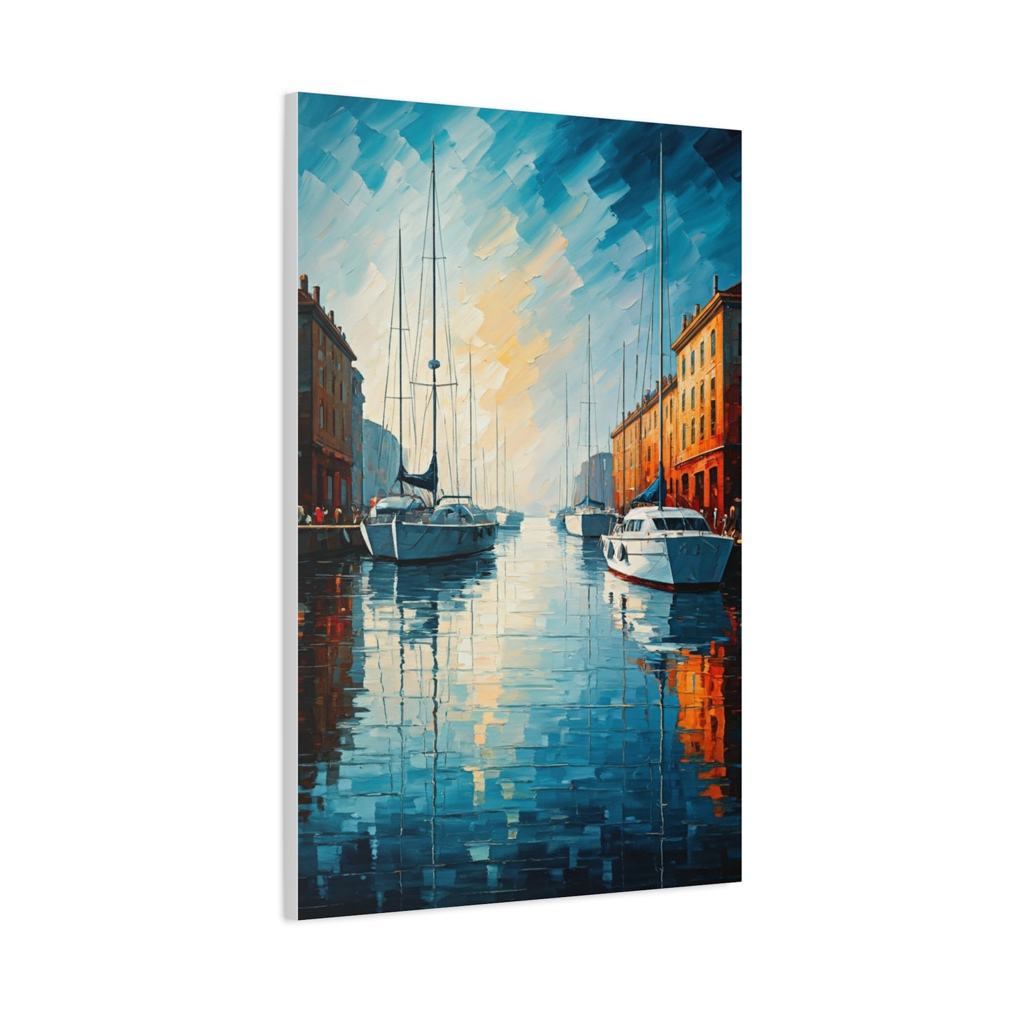Golden Harbor Reflections Wall Art & Canvas Prints