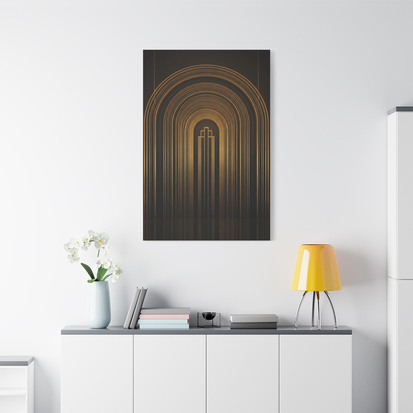 Grand Golden Archway Art Deco Wall Art & Canvas Prints