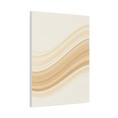 Golden Sand Flow Abstract Wall Art & Canvas Prints