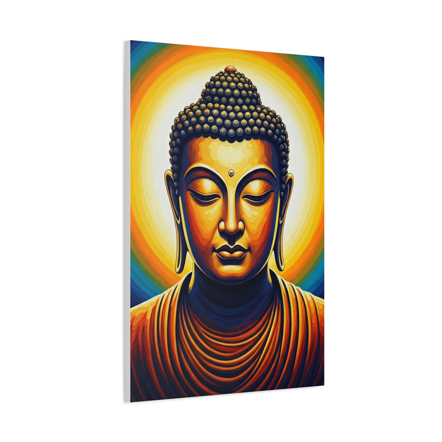 Rainbow Aura Enlightenment Buddha Wall Art & Canvas Prints