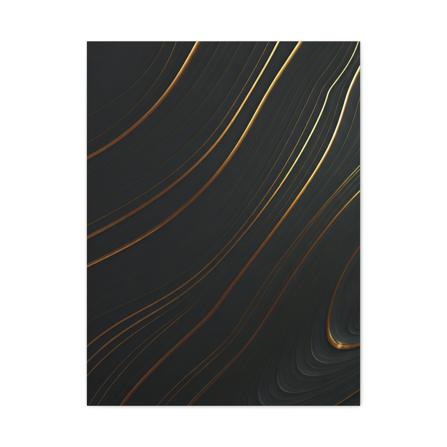 Golden Trace Minimalist Wall Art & Canvas Prints