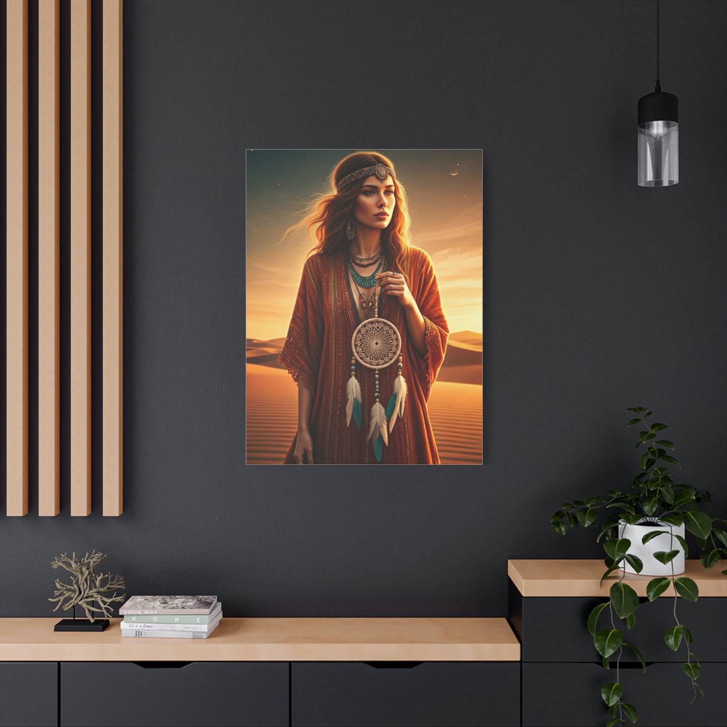 Desert Dreamer with Dreamcatcher Wall Art & Canvas Prints