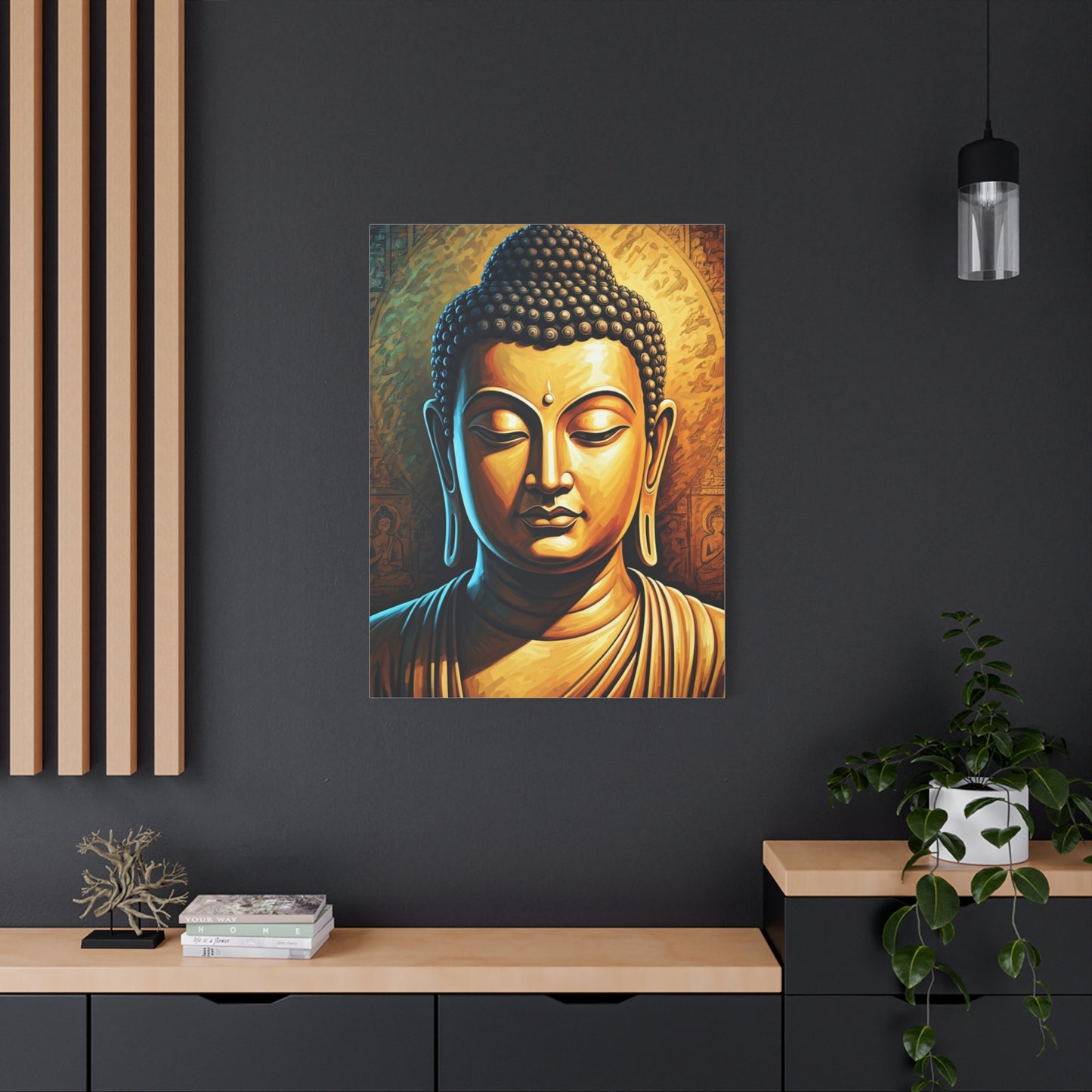 Temple Light Buddha Artwork Wall Art & Canvas Prints