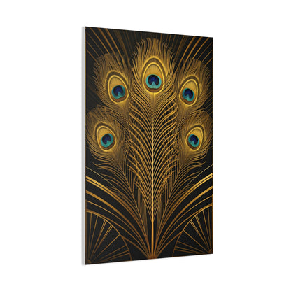 Gilded Peacock Elegance Wall Art & Canvas Prints