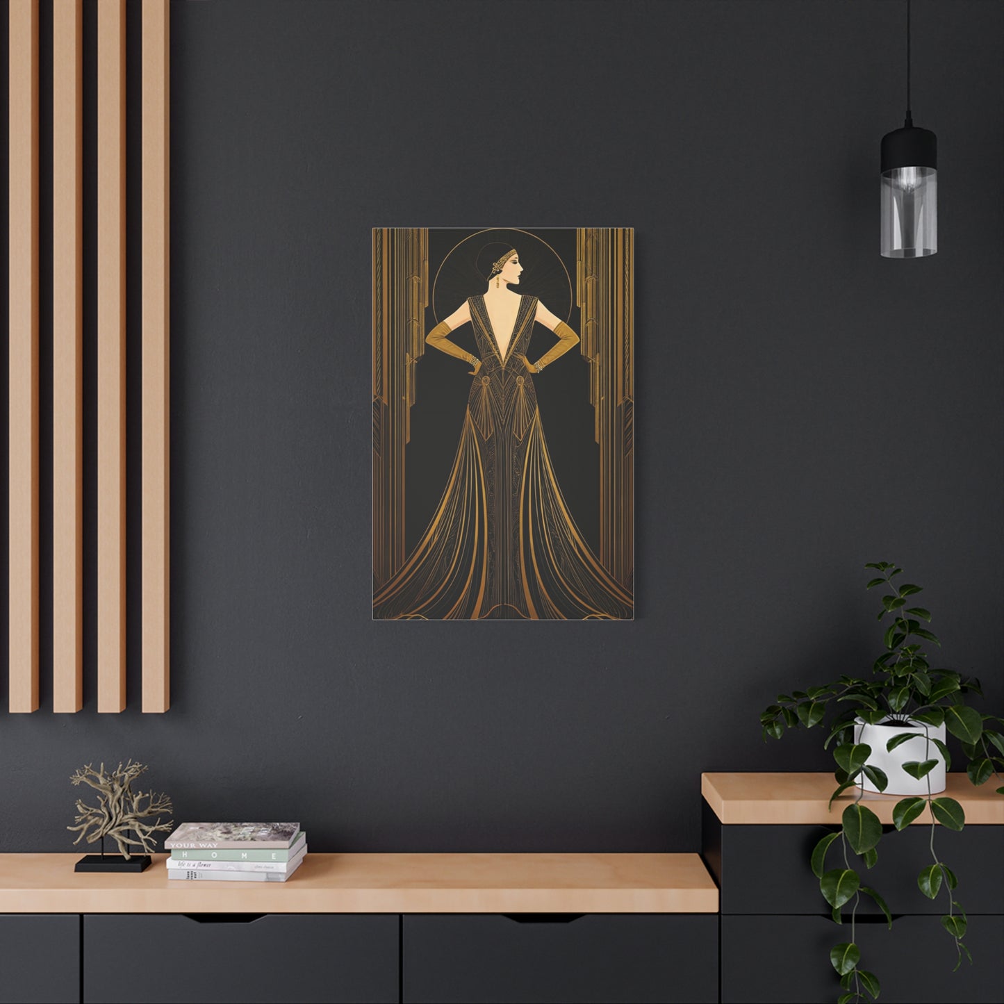 Grand Deco Evening Gown Elegance Wall Art & Canvas Prints
