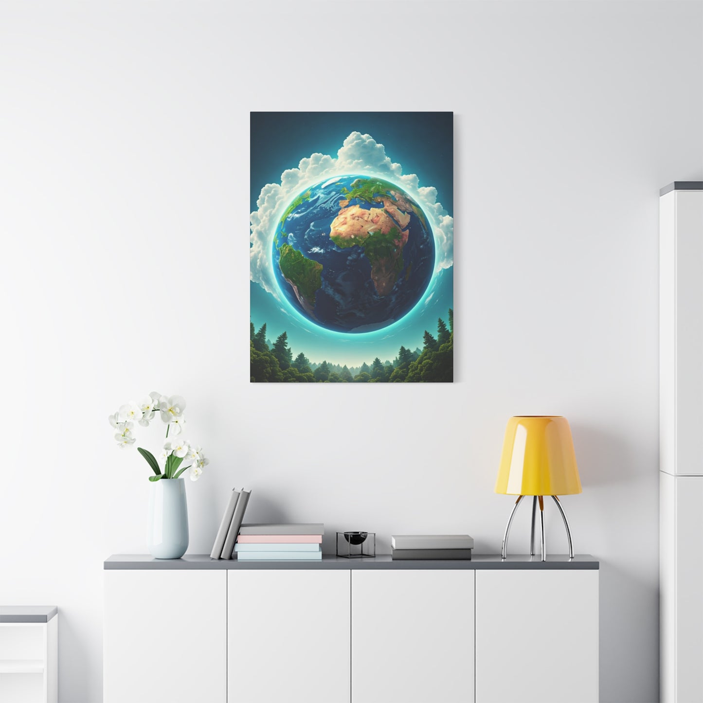 Earth Embraced by Nature Wall Art & Canvas Prints