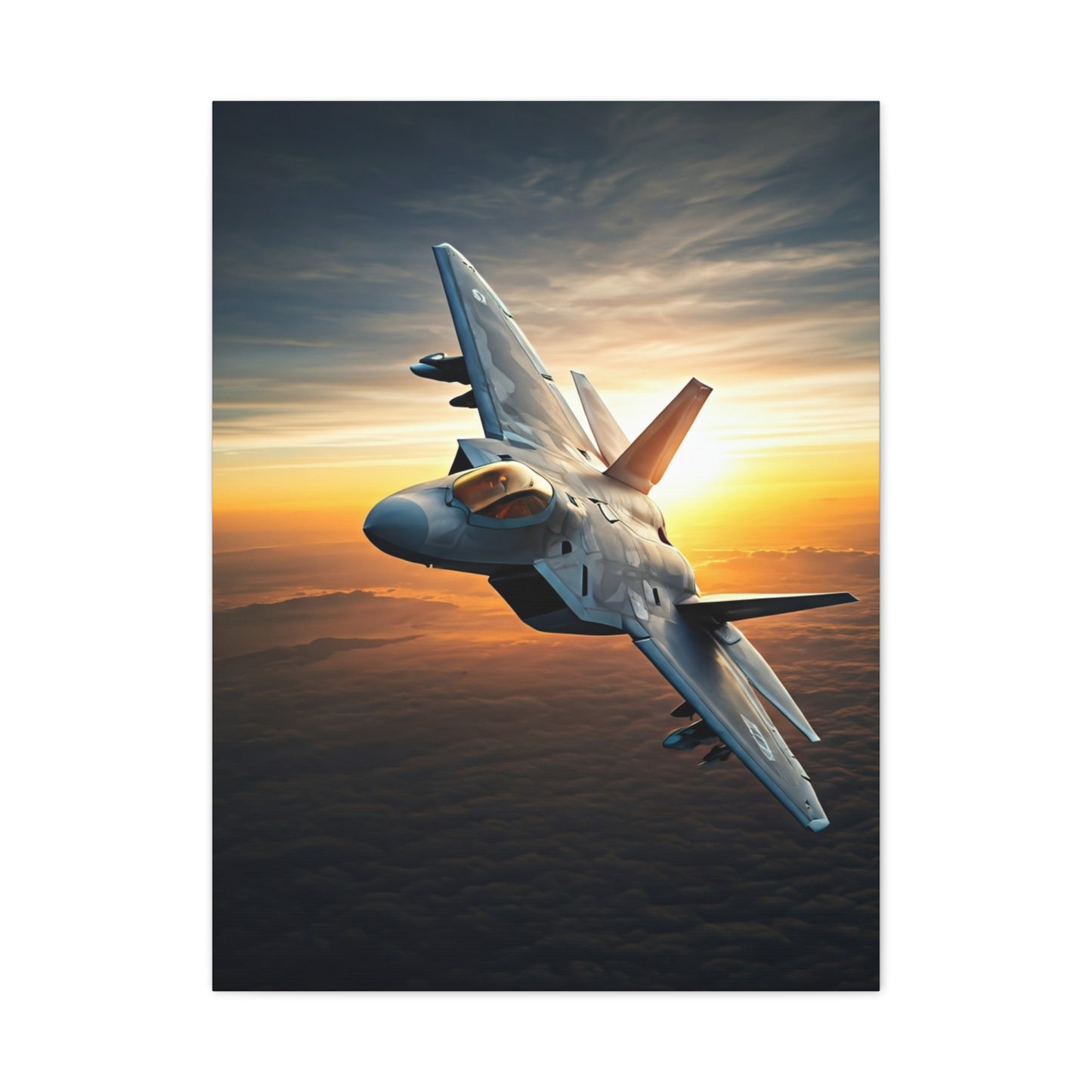 Supersonic Jet Breakthrough Wall Art & Canvas Prints