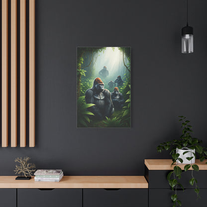 Jungle Guardians Gorilla Family Wall Art & Canvas Prints