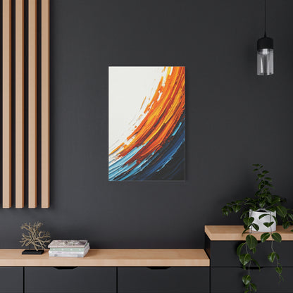Flowing Warm Motion Abstract Wall Art & Canvas Prints