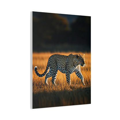 Lone Cheetah in Tall Grass Wilderness Wall Art & Canvas Prints