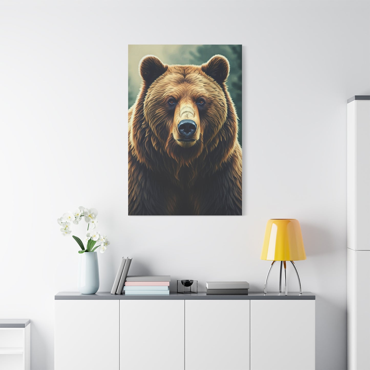 Grizzly Bear Profile Study Wall Art & Canvas Prints
