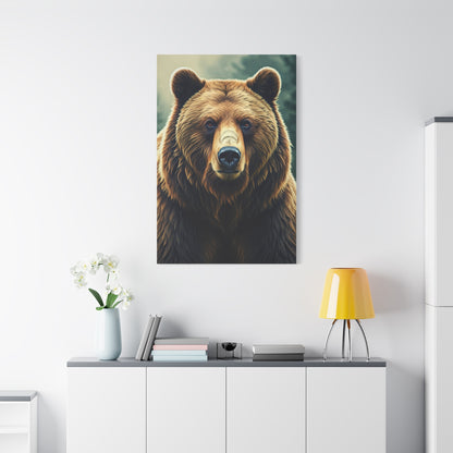 Grizzly Bear Profile Study Wall Art & Canvas Prints