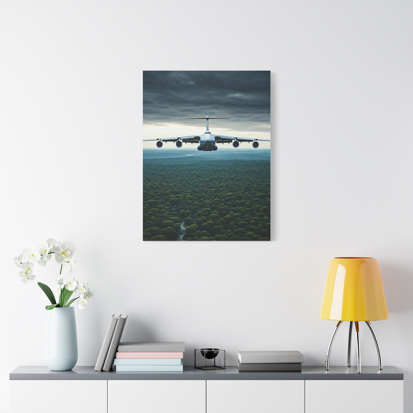Aircraft Over Endless Forest Wall Art & Canvas Prints