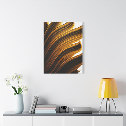 Golden Flux Motion Abstract Wall Art & Canvas Prints