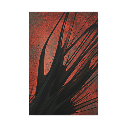 Crimson Motion Abstract Wall Art & Canvas Prints