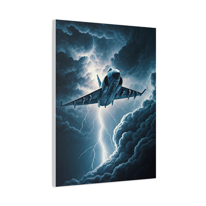 Lightning Strike Fighter Jet Wall Art & Canvas Prints