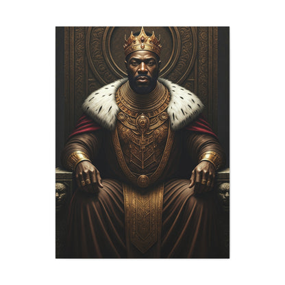 Golden Sovereign King Portrait Wall Art & Canvas Prints