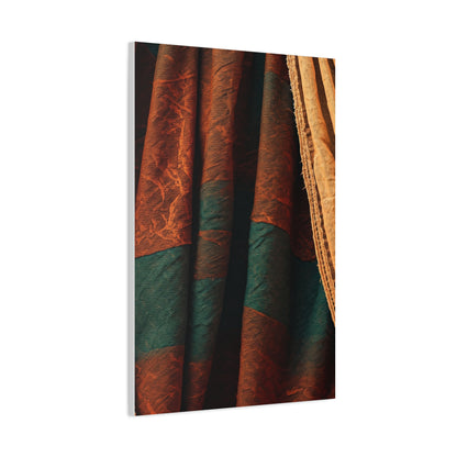 Earth-Toned Textile Layers Wall Art & Canvas Prints