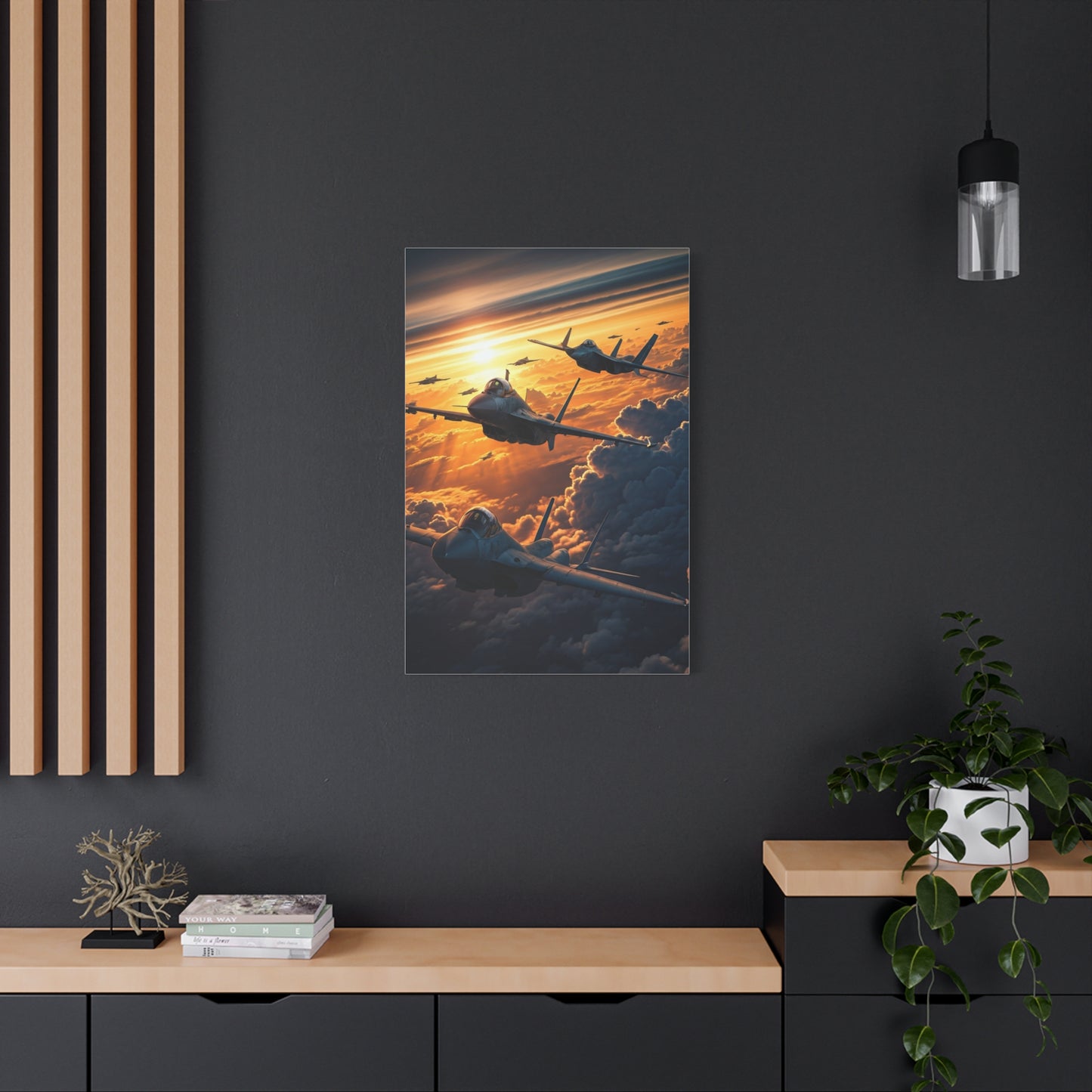 Golden Cloud Armada Flight Wall Art & Canvas Prints