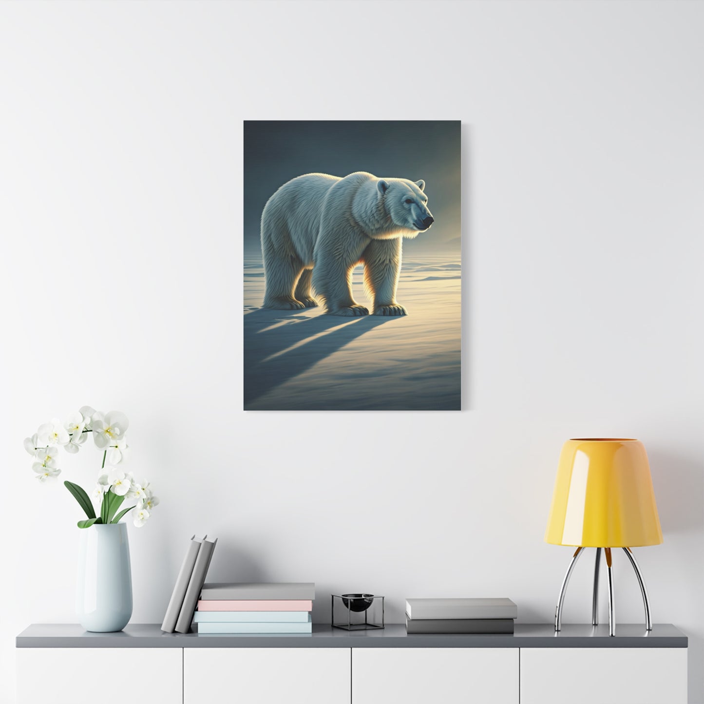 Arctic Glow Polar Bear Wall Art & Canvas Prints