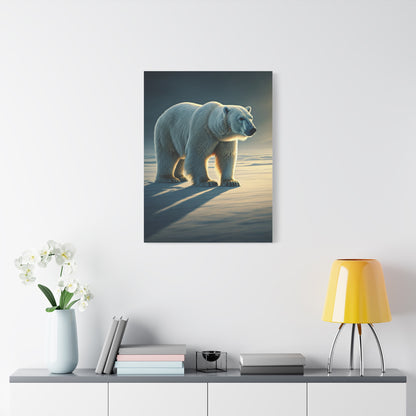 Arctic Glow Polar Bear Wall Art & Canvas Prints