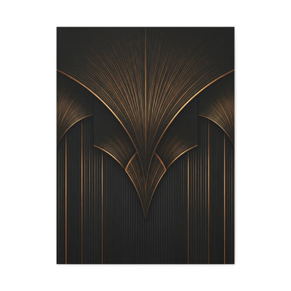 Golden Fan Vault Deco Wall Art & Canvas Prints