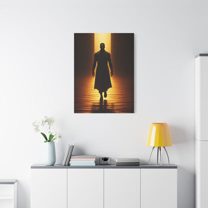Radiant Path Silhouette Wall Art & Canvas Prints