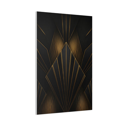 Deco Diamond Elegance Black & Gold Wall Art & Canvas Prints