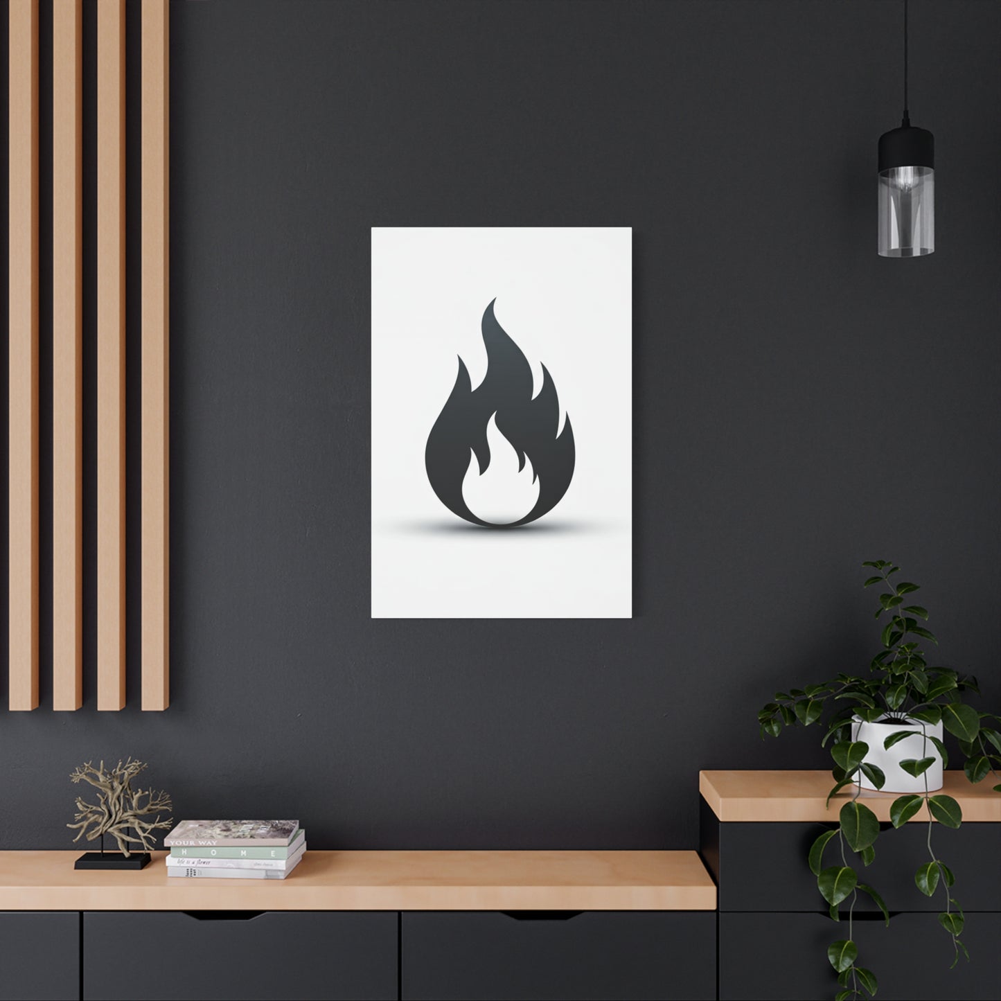 Minimal Flame Wall Art & Canvas Prints