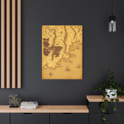 Antique Compass World Map Wall Art & Canvas Prints