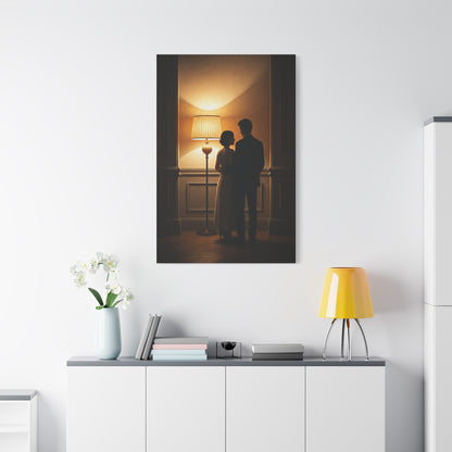 Golden Glow Embrace Interior Wall Art & Canvas Prints