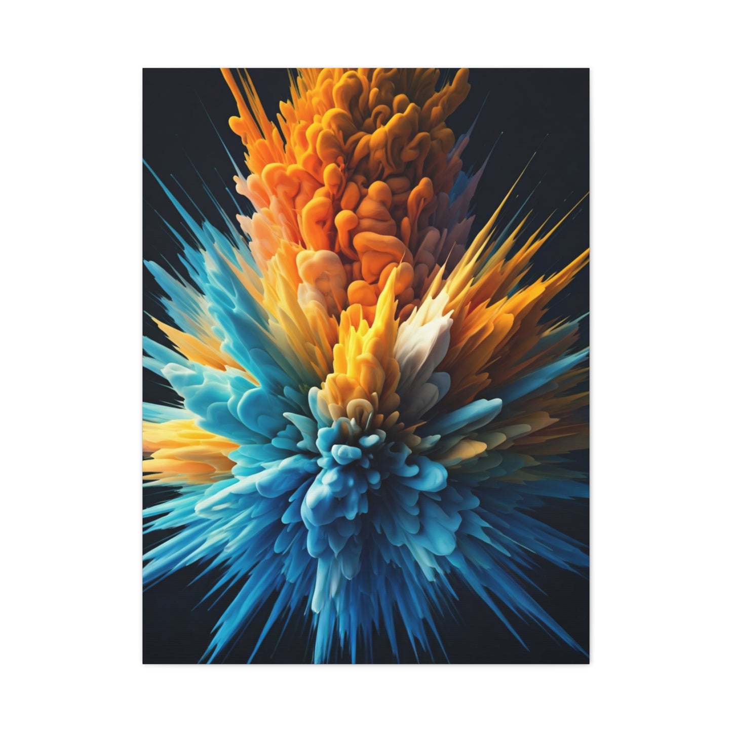 Radiant Color Explosion Abstract Wall Art & Canvas Prints