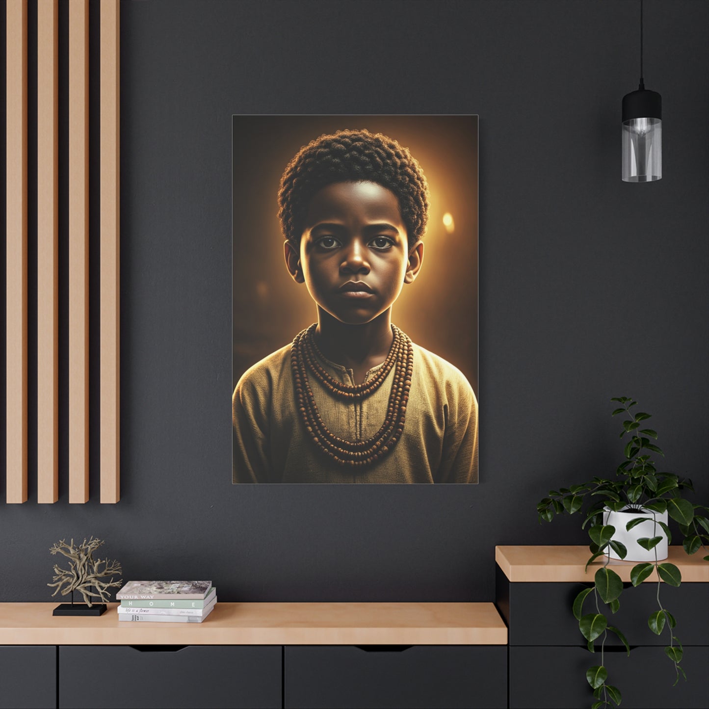 Golden Innocence Portrait Wall Art & Canvas Prints