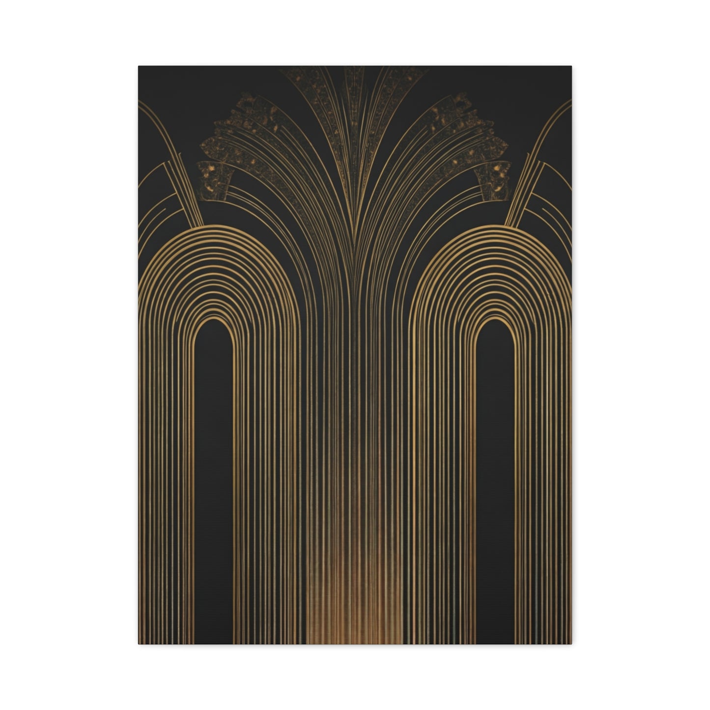 Golden Archway Symphony Art Deco Wall Art & Canvas Prints