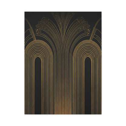 Golden Archway Symphony Art Deco Wall Art & Canvas Prints