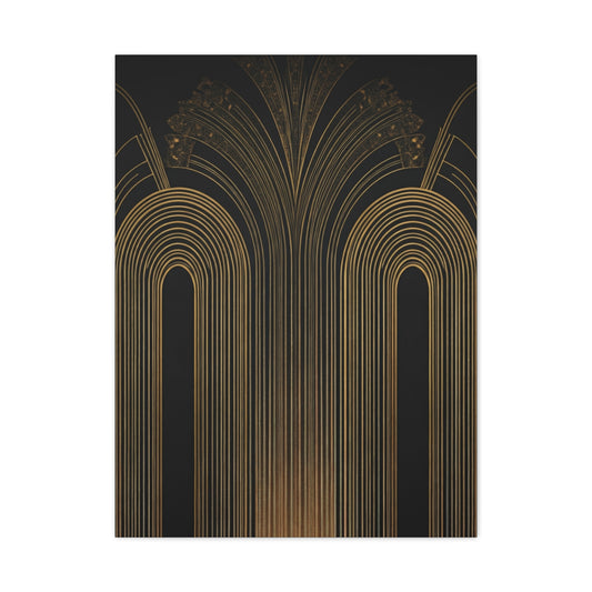 Golden Archway Symphony Art Deco Wall Art & Canvas Prints