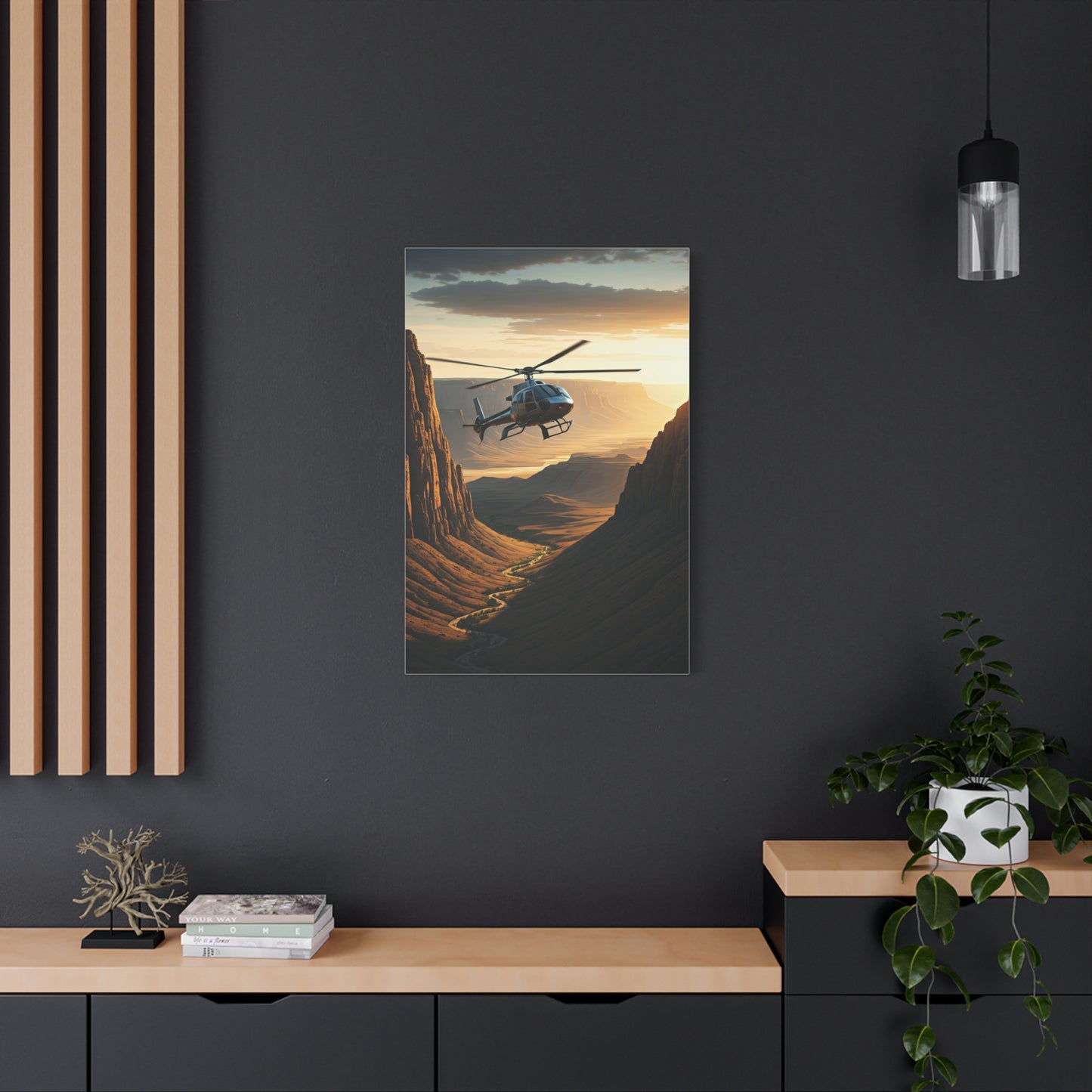 Helicopter Canyon Expedition Wall Art & Canvas Prints