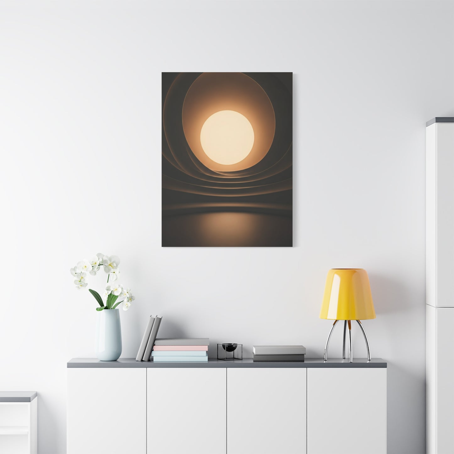 Radiant Sun Orb Reflection Wall Art & Canvas Prints