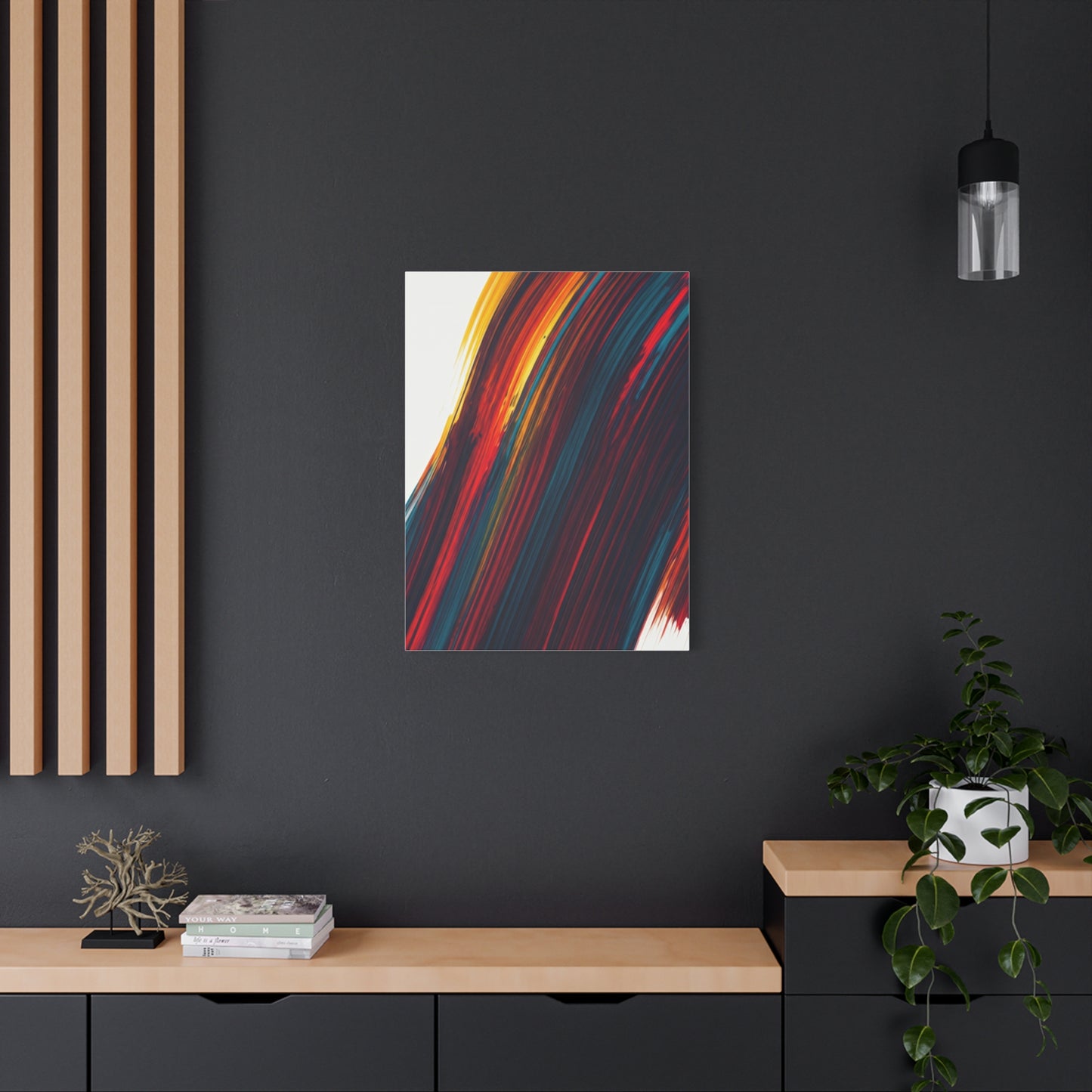 Crimson Momentum Abstract Wall Art & Canvas Prints