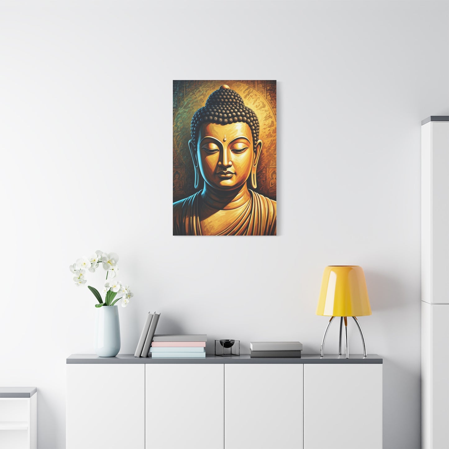 Temple Light Buddha Artwork Wall Art & Canvas Prints