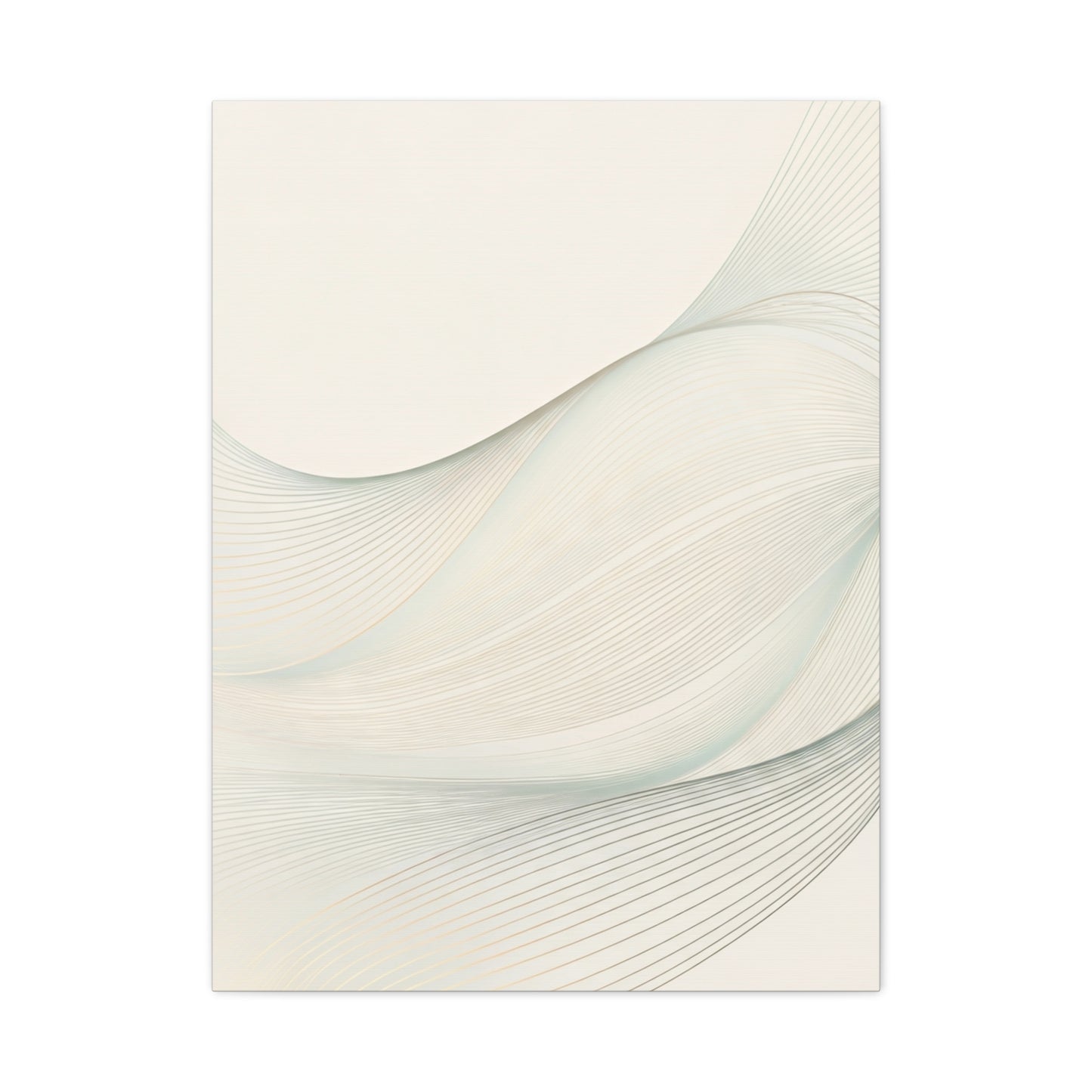 Soft Ivory Flow Texture Wall Art & Canvas Prints