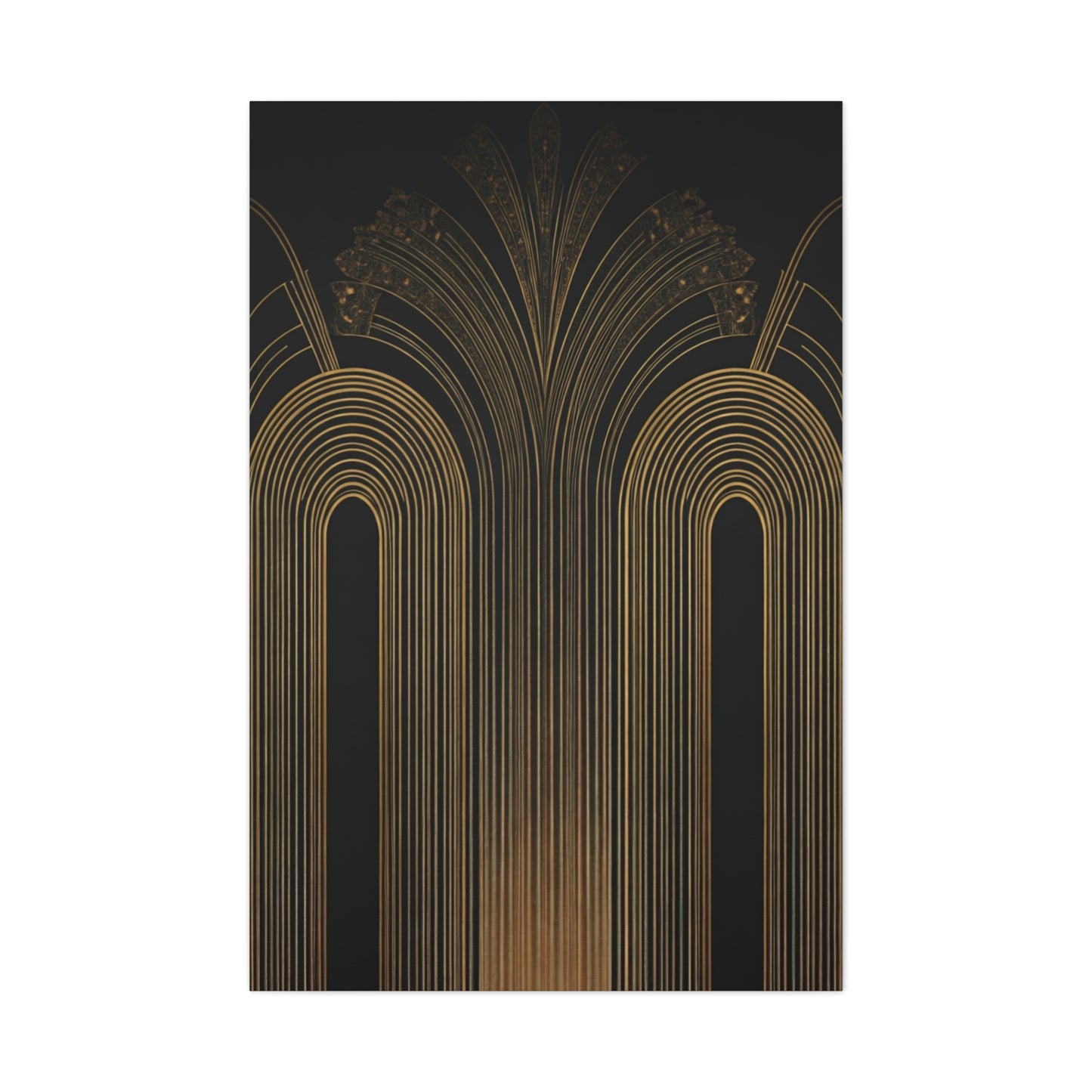 Golden Archway Symphony Art Deco Wall Art & Canvas Prints
