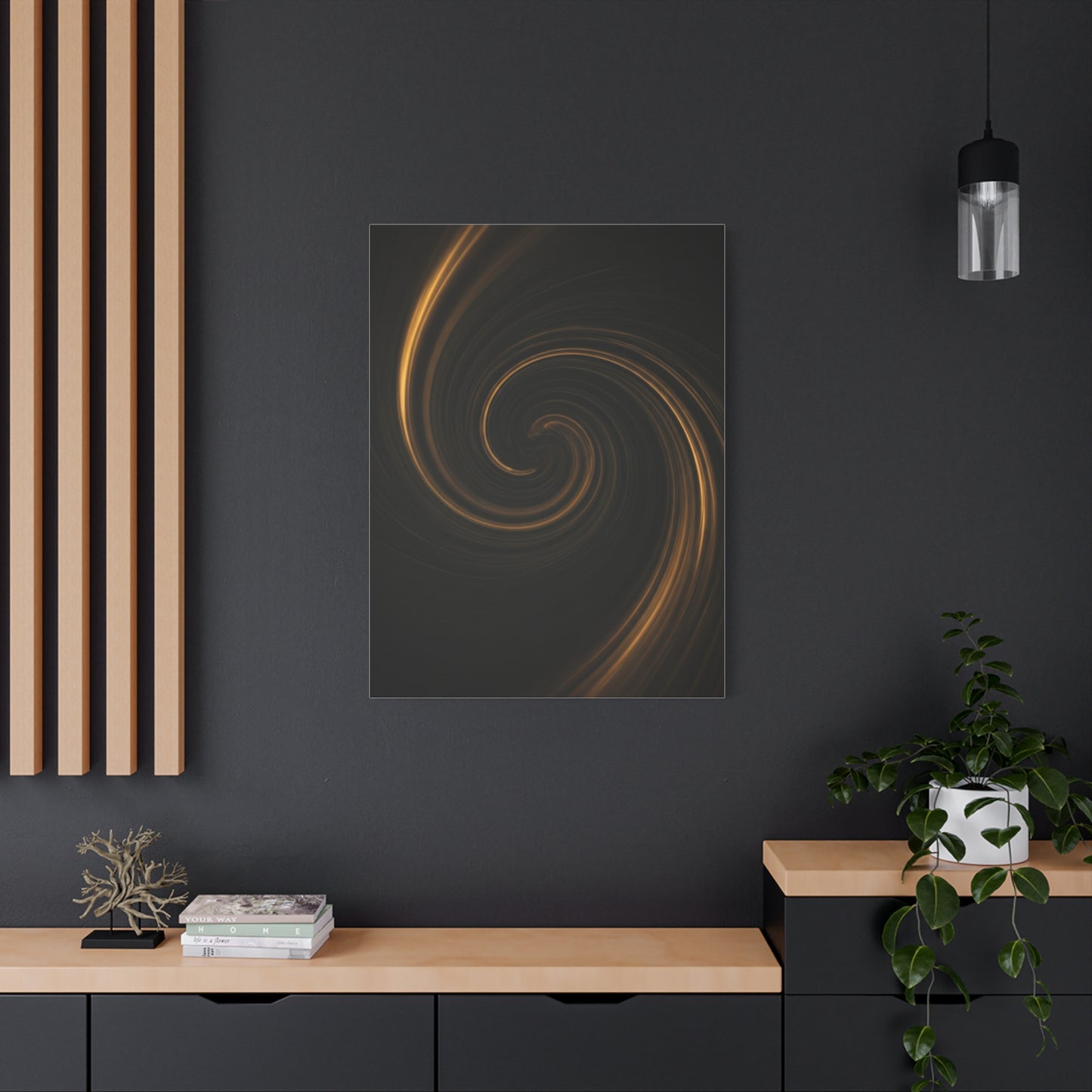 Golden Spiral Motion Abstract Wall Art & Canvas Prints