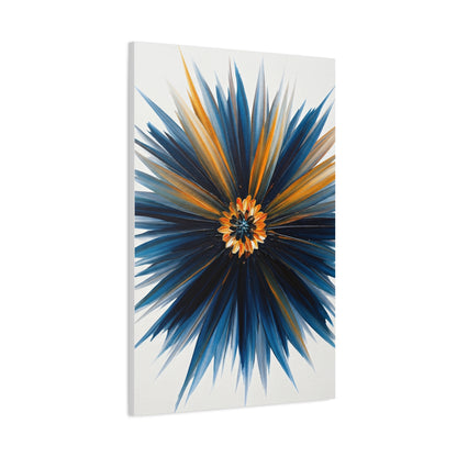 Midnight Bloom Radiance Abstract Wall Art & Canvas Prints
