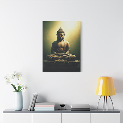 Serene Emerald Buddha Meditation Wall Art & Canvas Prints