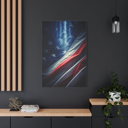 Lightning Freedom Flag Power Wall Art & Canvas Prints