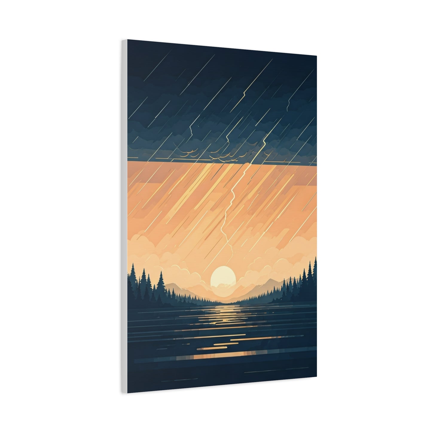 Rainfall at Dusk Wall Art & Canvas Prints