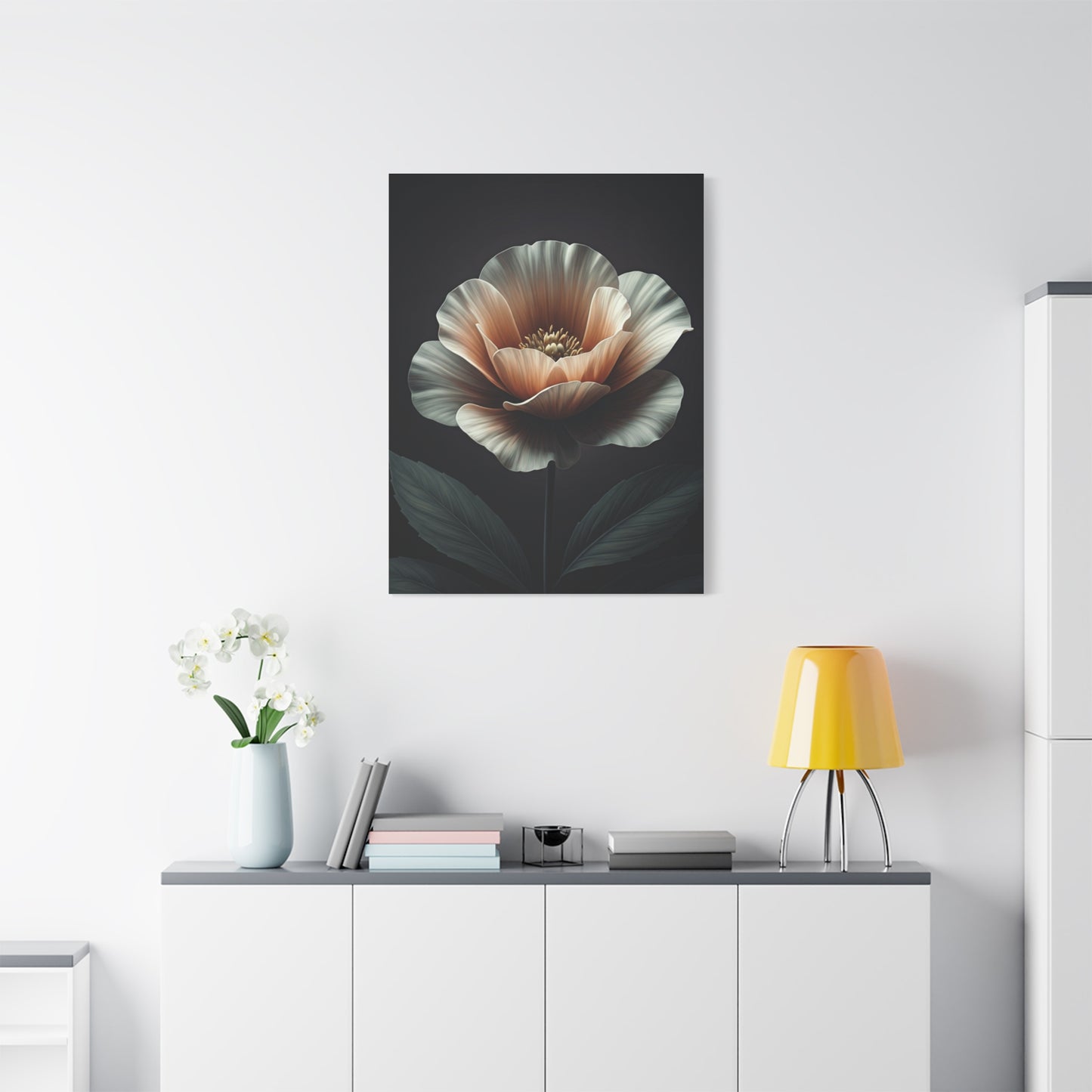Single Bloom Elegance Floral Wall Art & Canvas Prints
