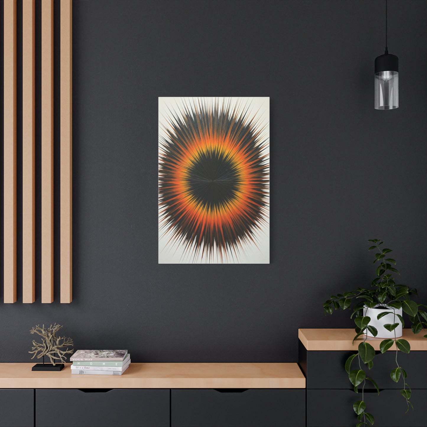 Solar Ember Vortex Wall Art & Canvas Prints